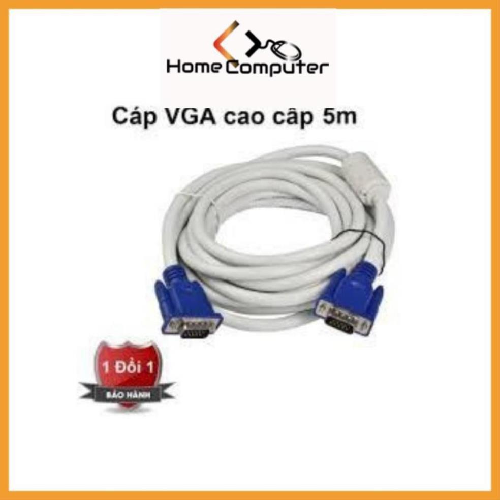 Dây Tín Hiệu VGA 1.5m - 3m - 5m Màu Trắng Chống Nhiễu. Hàng Chất Lượng