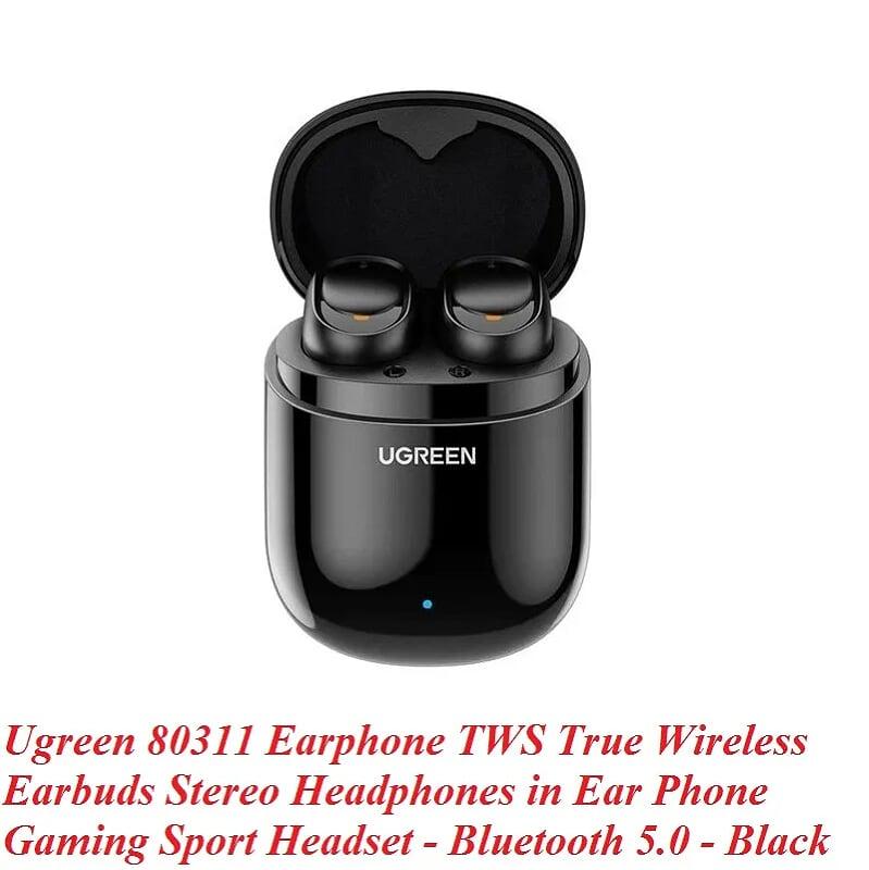 Ugreen UG80311CM338TK Bluetooth 5.0 tai nghe Earphone chuẩn TWS True Wireless âm thanh Stereo - HÀNG CHÍNH HÃNG