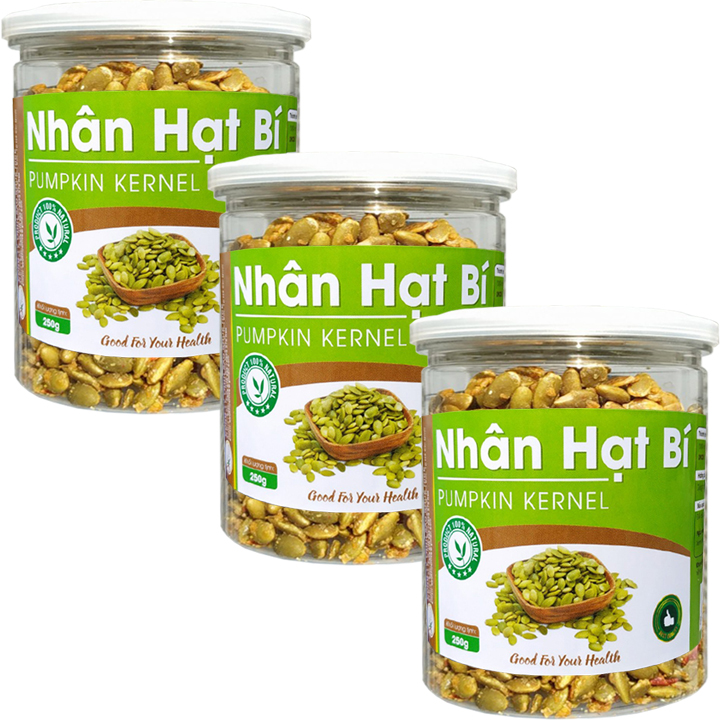 Nhân Hạt Bí Rang Tỏi Ớt Thương Hiệu SK FOOD - Hũ 250g