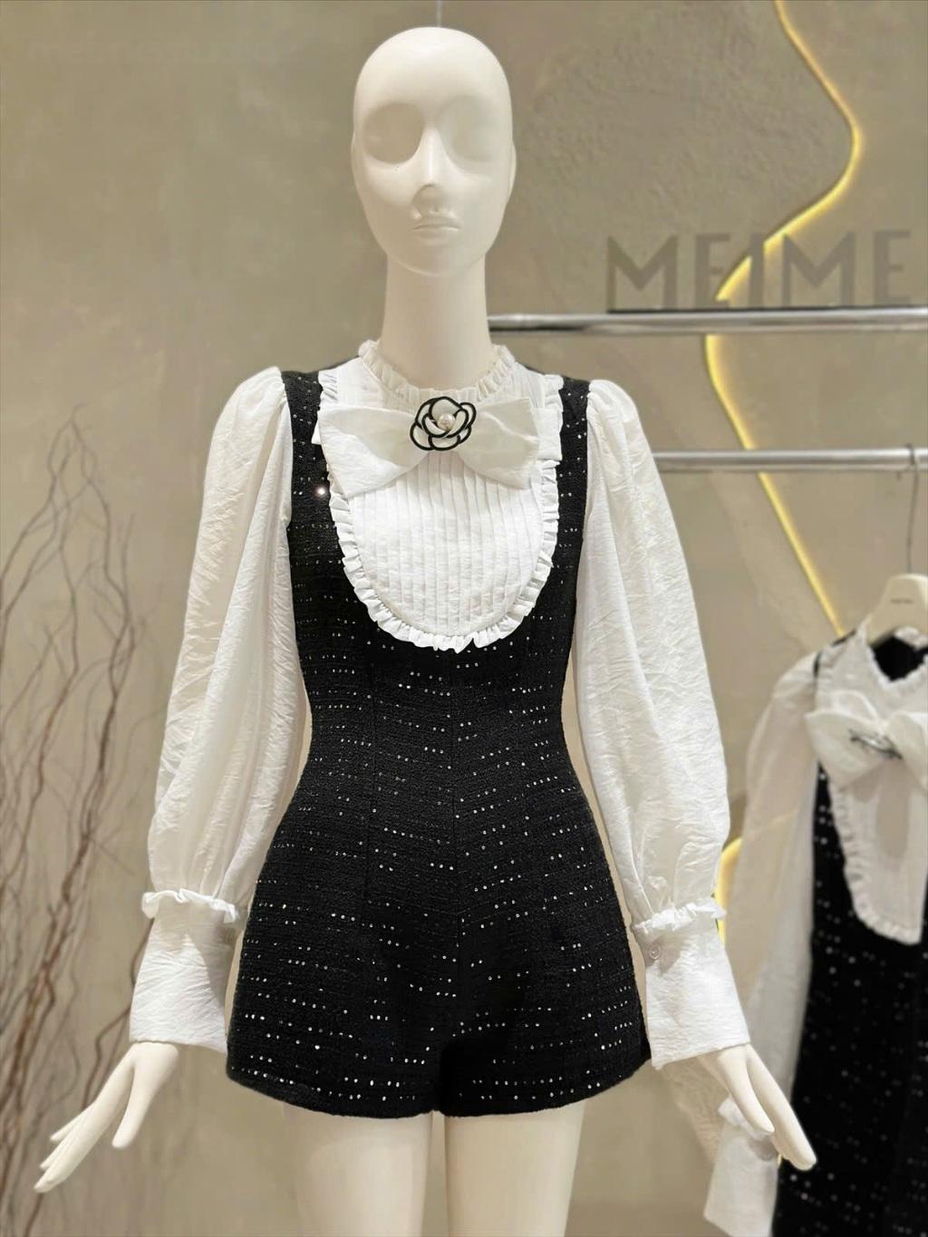 Jum dạ kimsa cổ xếp ly cao cấp MEI BY JOLIE