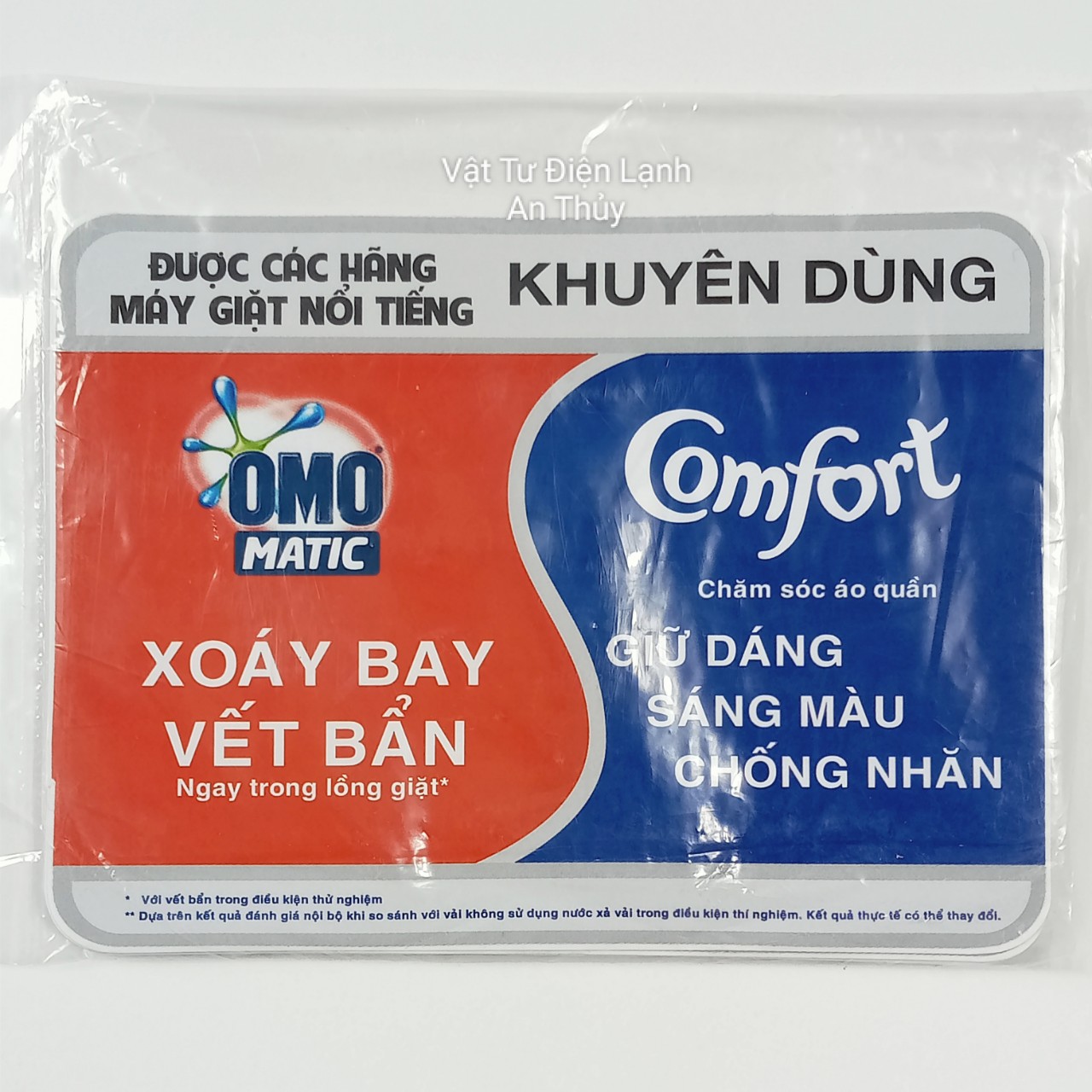 Combo 10 tem OMO mẫu mới dán máy giặt - Tem OMO máy giặt - Tem OMO trang trí máy giặt - Tem máy giặt