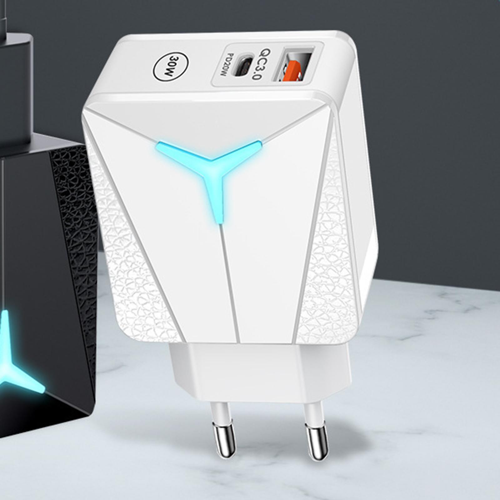 Phone Charger Plug Portable PD 20W .0 Converter for Home Use Travel