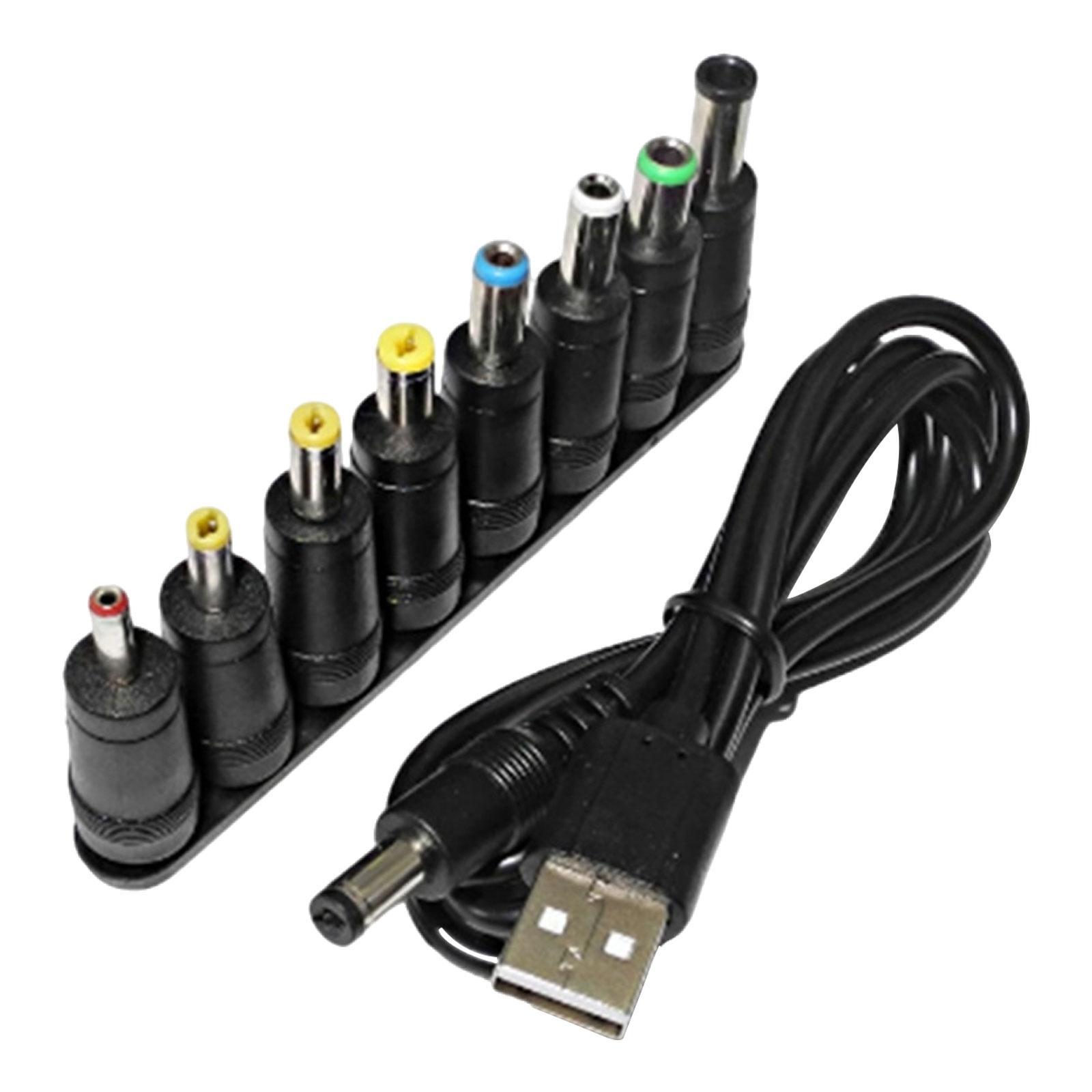 Laptop DC Power Adapter 5.5 x 2.1mm Female Bases Power Adapter Tips Connector