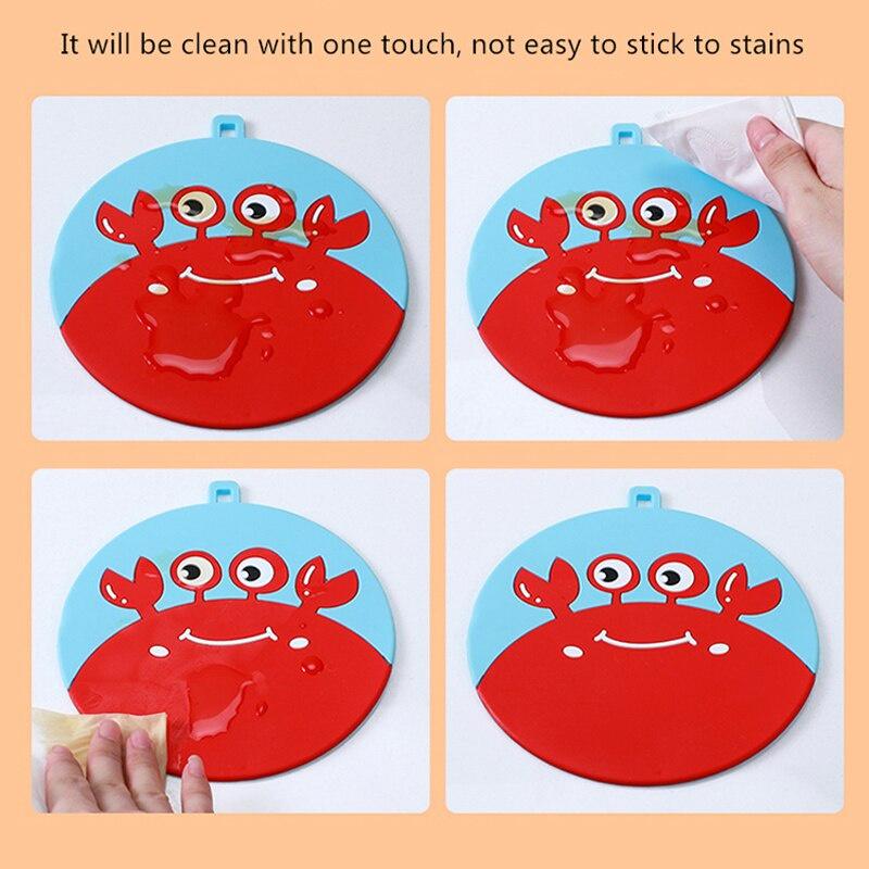 Tableware Pad Placemat Table Mat PU Leather Heat Insulation Non-Slip Simple Placemats Disc Coaster Placemat for Dining Table