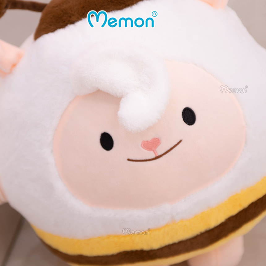 Gấu Bông Cừu Ong 25cm - 45cm Cao Cấp Memon, Cừu Bông Cute