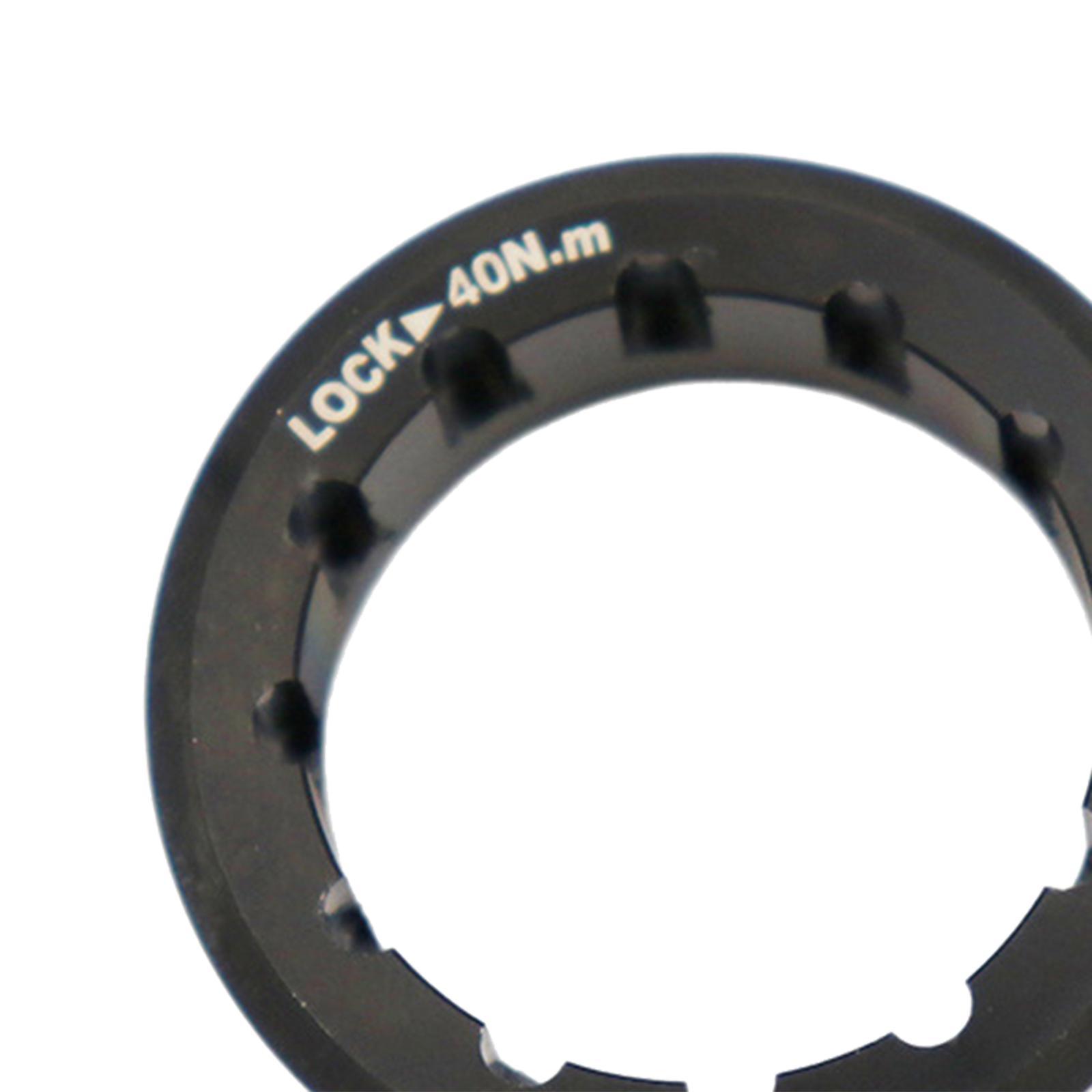 Bike Cassette Lock Rings Flywheel Cover Compact Dustproof Waterproof Cassette Cover for 12 Speed, Accessories, Riding, Folding Bike