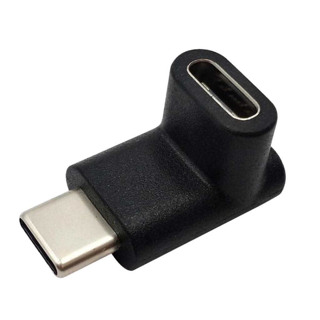 USB-C 3.1 Male/Female Data Sync / Charging Type C Connector 90° Right Angle