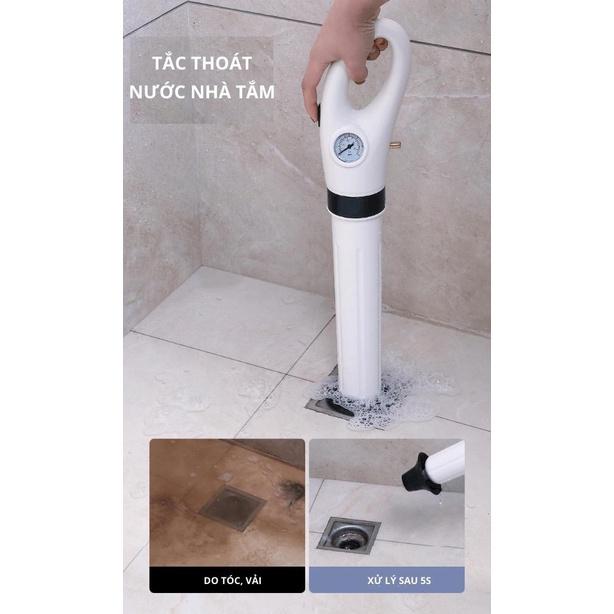 Máy thông tắc bồn cầu với một nút ấn