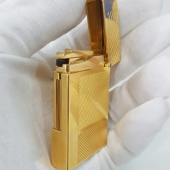 Vỏ Hột Quẹt Bật Lửa Upon Gas Đá D93V Họa Tiết Kẻ Chặn Cạnh Đẹp Độc Lạ - Dùng Gas Đá Cao Cấp