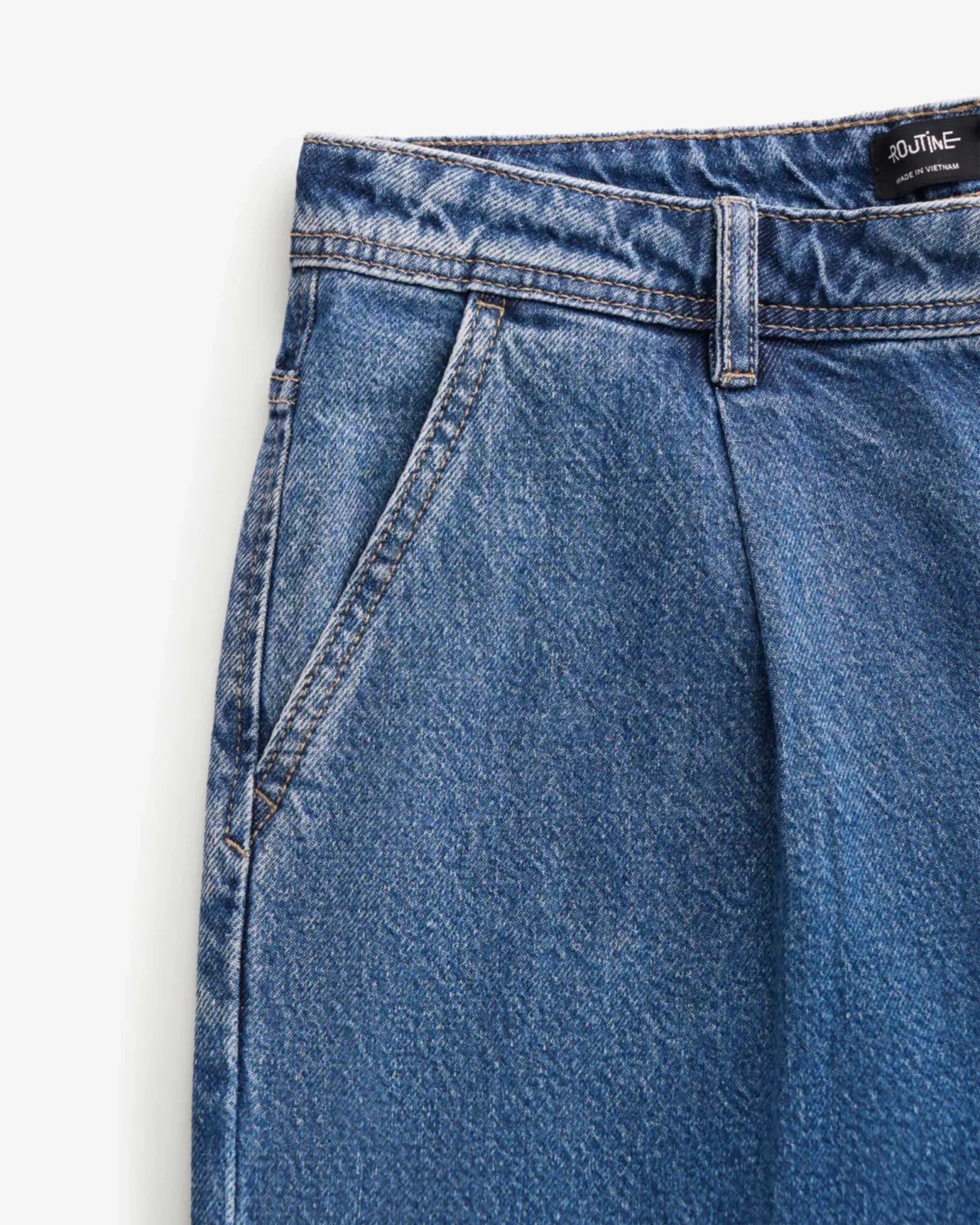 Quần jean nam form Cocoon - ROUTINE 10F25DPA030