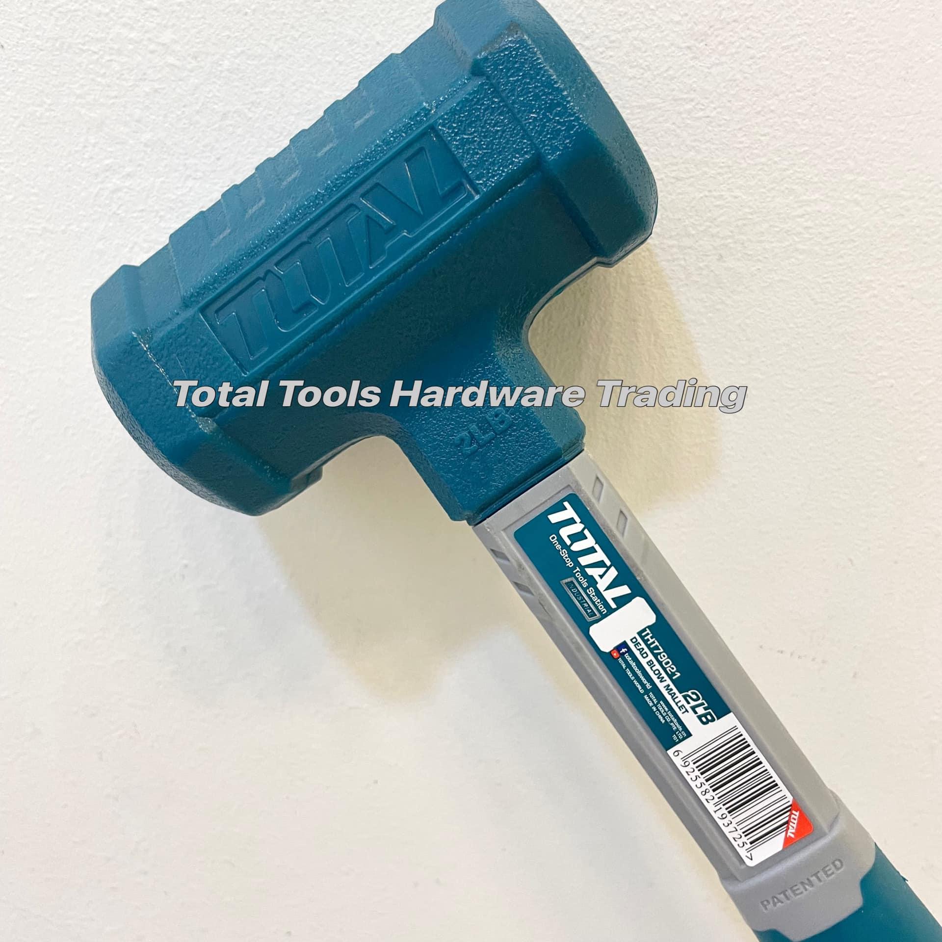 BÚA NHỰA ĐẦU TRÒN ĐẬP KHÔNG NẢY 900G TOTAL THT79021 - HÀNG CHÍNH HÃNG