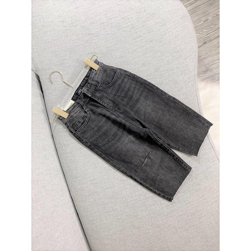 ∏Quần ngố jean co giãn rách gối form ôm dáng QJ107