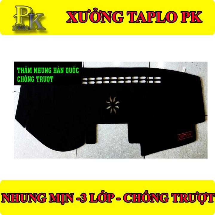THẢM CHỐNG NÓNG TAPLO NHUNG MỊN 3 LỚP XE CHEVROLET CAPTIVA– CHUẨN FORM