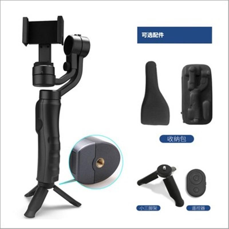 Giao hàng nhanh F6 điện thoại di động ba trục gimbal ổn định giá đỡ điện thoại di động chụp gimbal cân bằng chống rung máy ảnh chụp giá đỡ phát sóng trực tiếp