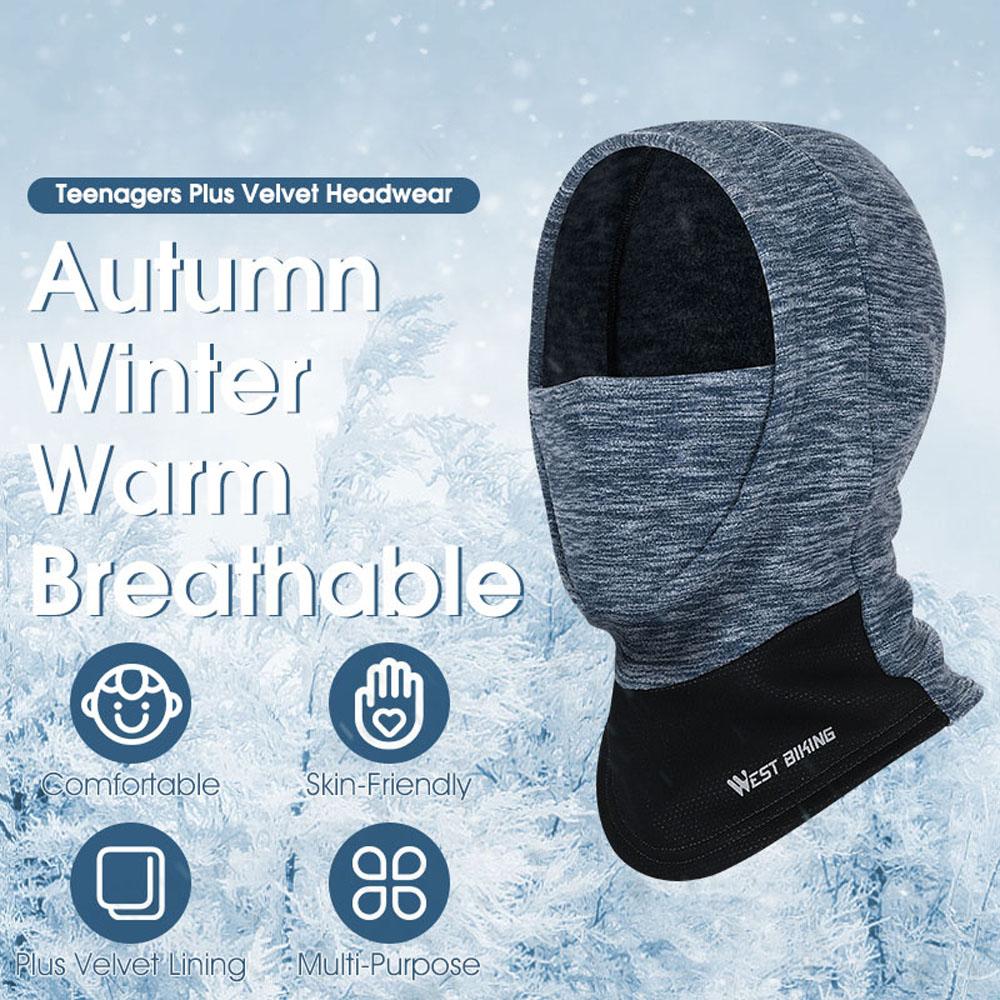Mũ trùm đầu WEST BIKING ấm áp che cổ và mặt để đi xe đạp trượt tuyết thoáng khí