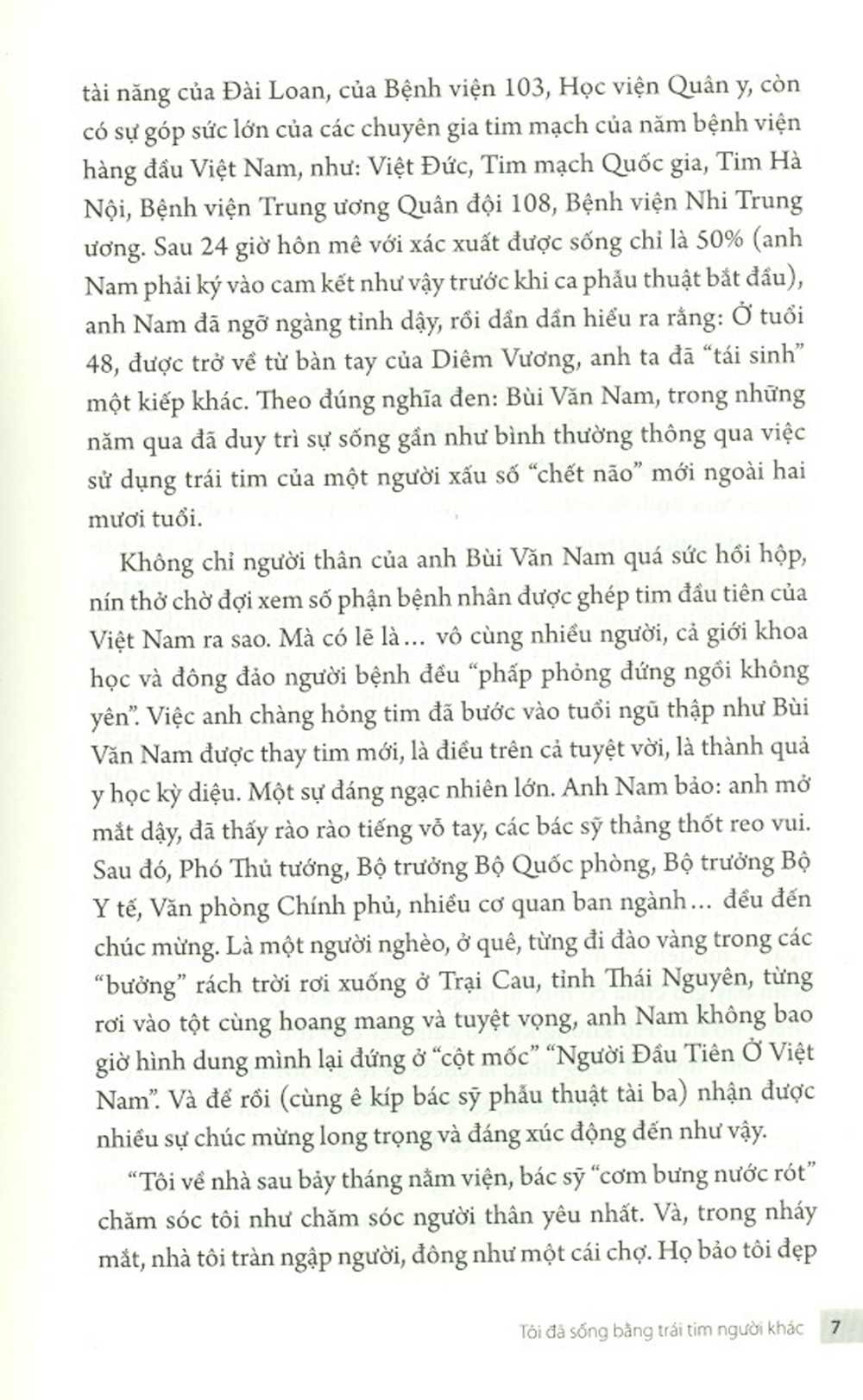 Tôi Đã Sống Bằng Trái Tim Người Khác