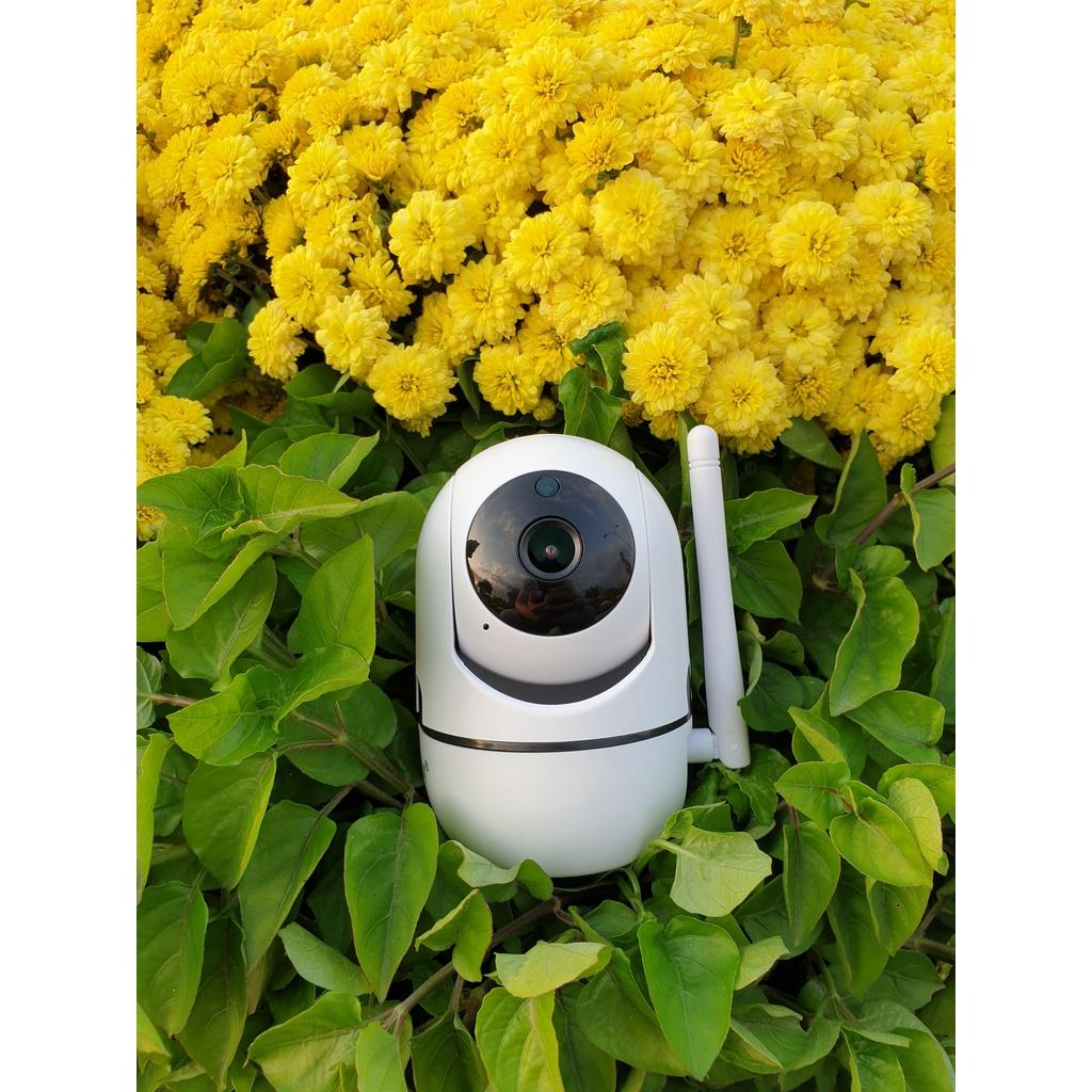 Camera IP WiFi NetCAM NR02, độ phân giải 3MP, Xoay 360 độ, Đàm thoại 2 chiều, Theo dõi chuyển động thông minh - Hàng chính hãng