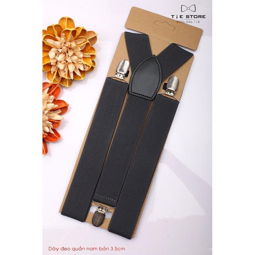 Dây đeo quần nam chữ Y 3.5cm khóa kẹp - dây yếm quần nam cao cấp nhiều mẫu