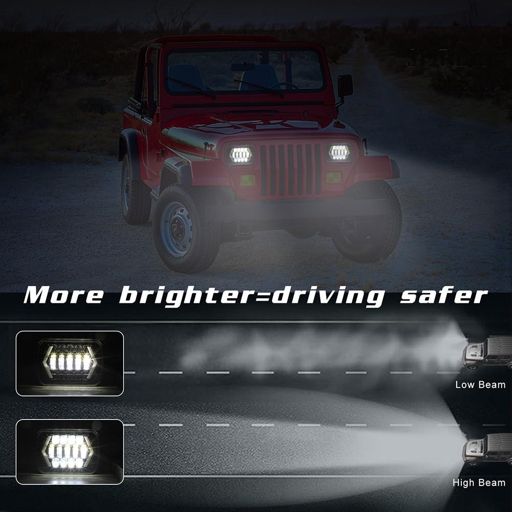 Đèn Pha Led 7-inch 300w Siêu Sáng Cho Xe Hơi