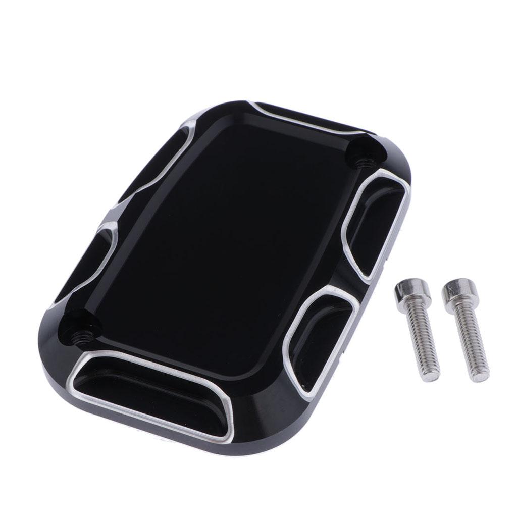 Black CNC Brake Master Clutch Cylinder Covers for Harley Touring FLH FLHX FLHX 2008-2017 Models