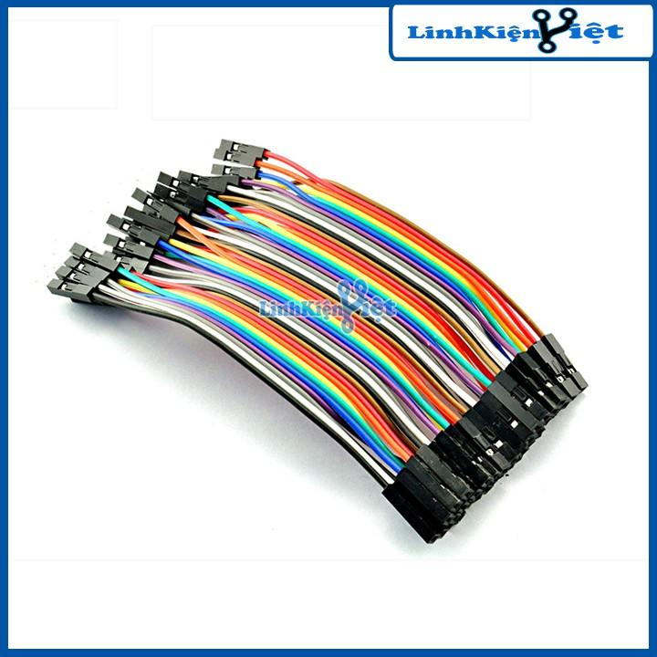 Tệp 10 Sợi Dây Nối 40P 7 Màu Dài 21Cm