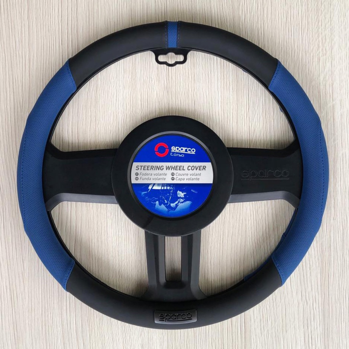 Bọc vô lăng ô tô xe hơi Sparco cao cấp đường kính 38cm phù hợp xe 4,5,7 chỗ bán tải
