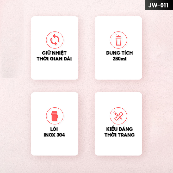 Cốc Lắc Làm Lạnh Làm Nóng Thức Uống Trong Tức Thì Dung Tích 280ml JW-011