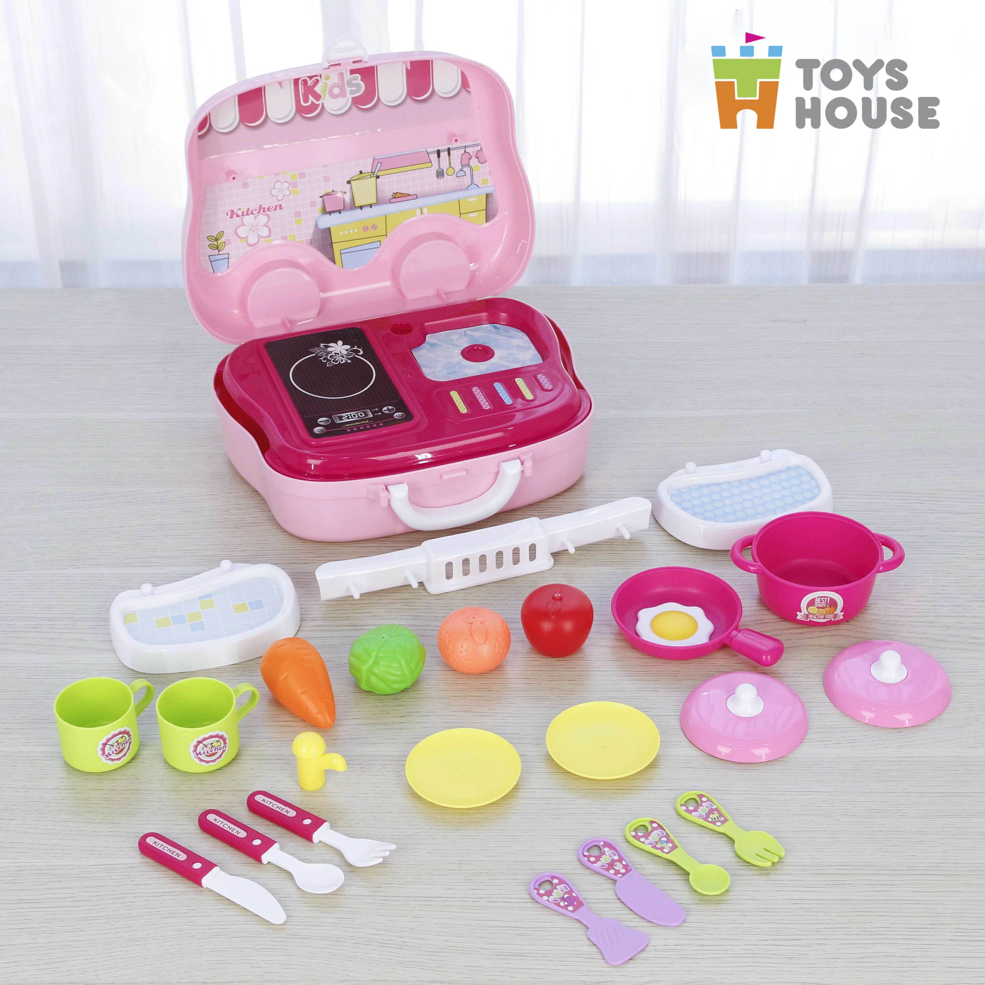 Hộp đồ chơi bác sĩ, nấu ăn, cơ khí, trang điểm cho bé Toys House - Đồ chơi hướng nghiệp phát triển xã hội