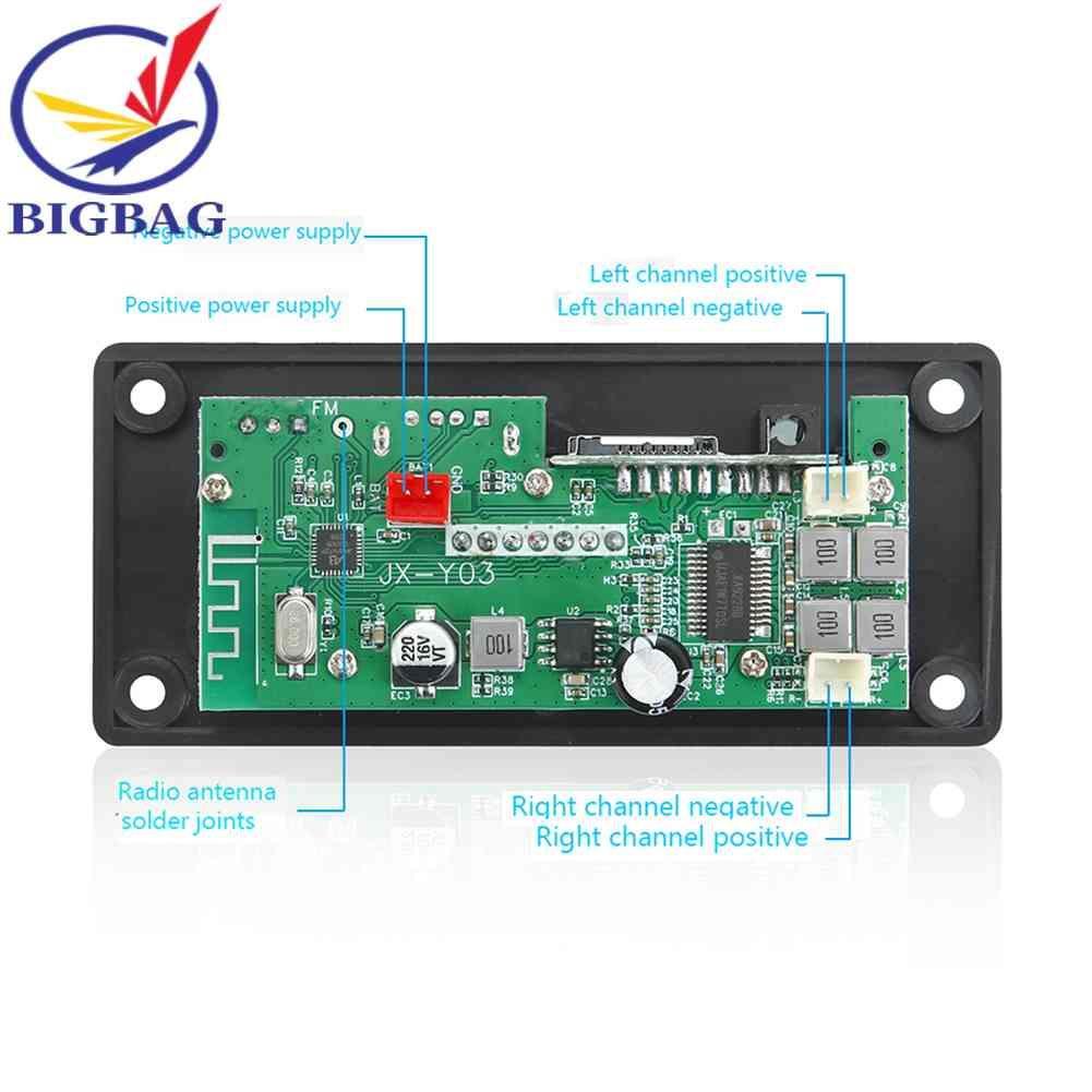 Bảng Mạch Khuếch Đại Âm Thanh 2 X 60W 12V Bluetooth 5.0 120W Chuyên Dụng Cho Xe Hơi