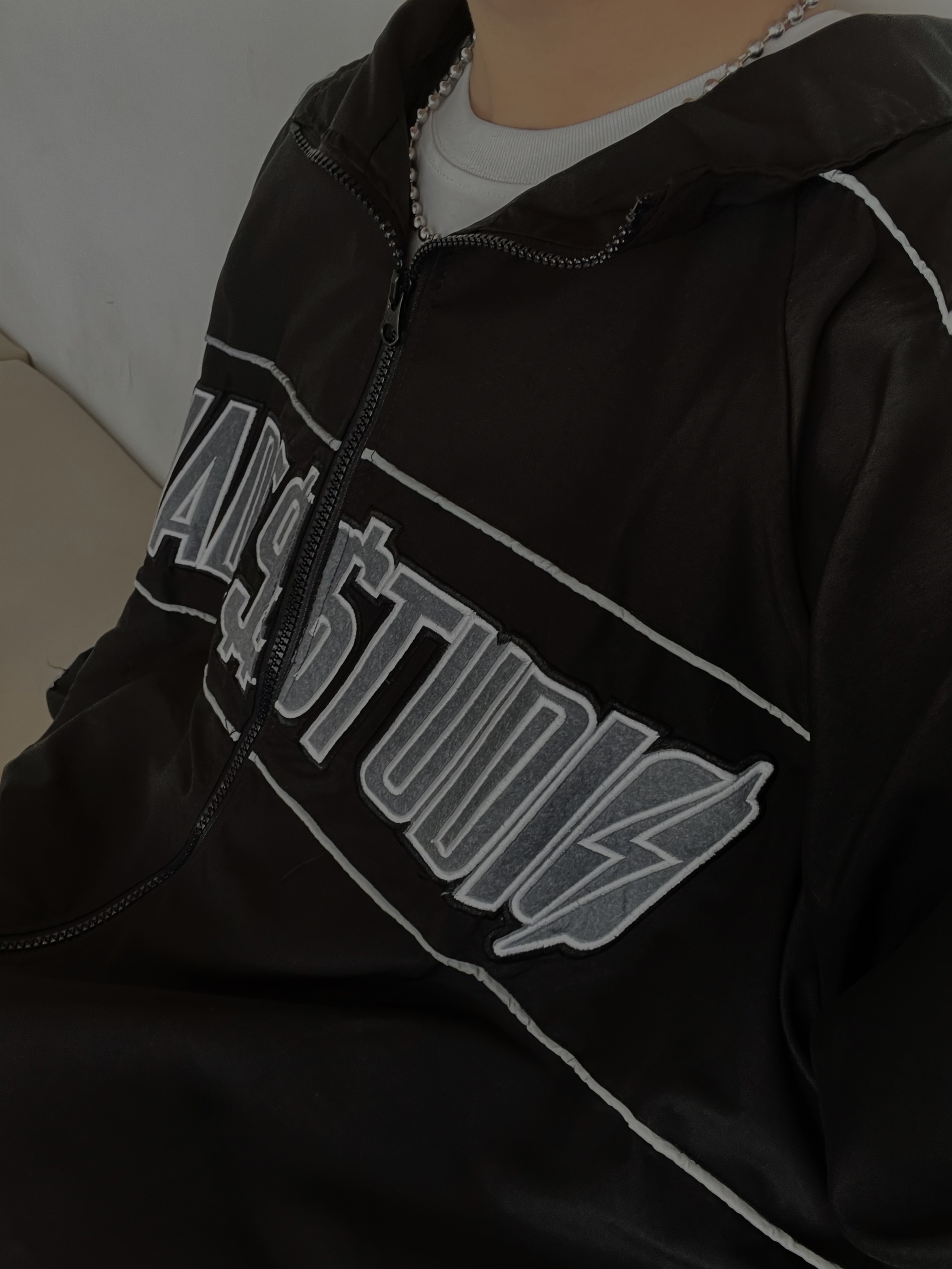 Áo khoác dù local brand unisex mẫu HADES THÊU PHẢN QUANG unisex form rộng - Gin Store