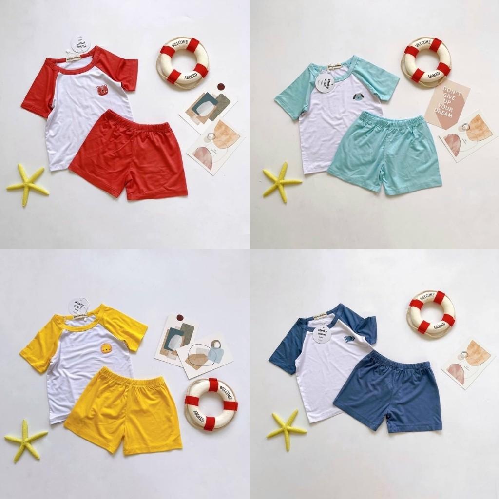 Bộ Minky Mom NgắnTay Cho Bé - Bộ Minky Mom Cộc Tay Cừu DOLY Chất Thun Lạnh Cao Cấp Siêu Mềm Mịn Mát