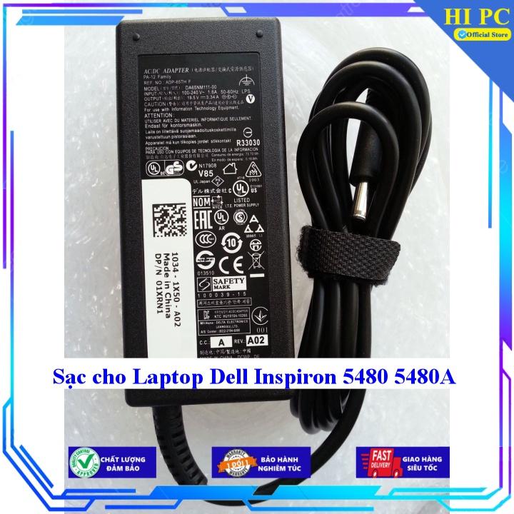 Sạc cho Laptop Dell Inspiron 5480 5480A - Kèm Dây nguồn - Hàng Nhập Khẩu