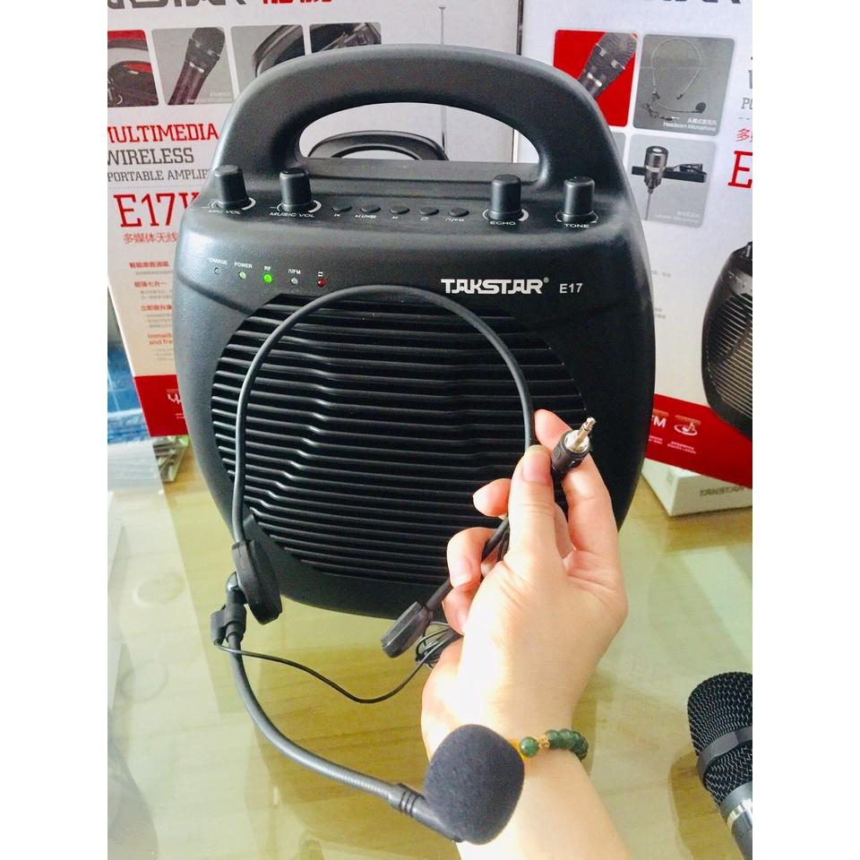 Máy trợ giảng không dây cao cấp takstar E17, công suất 35w, loa, mic cài áo cho giáo viên, hướng dẫn viên. Hàng chính hãng