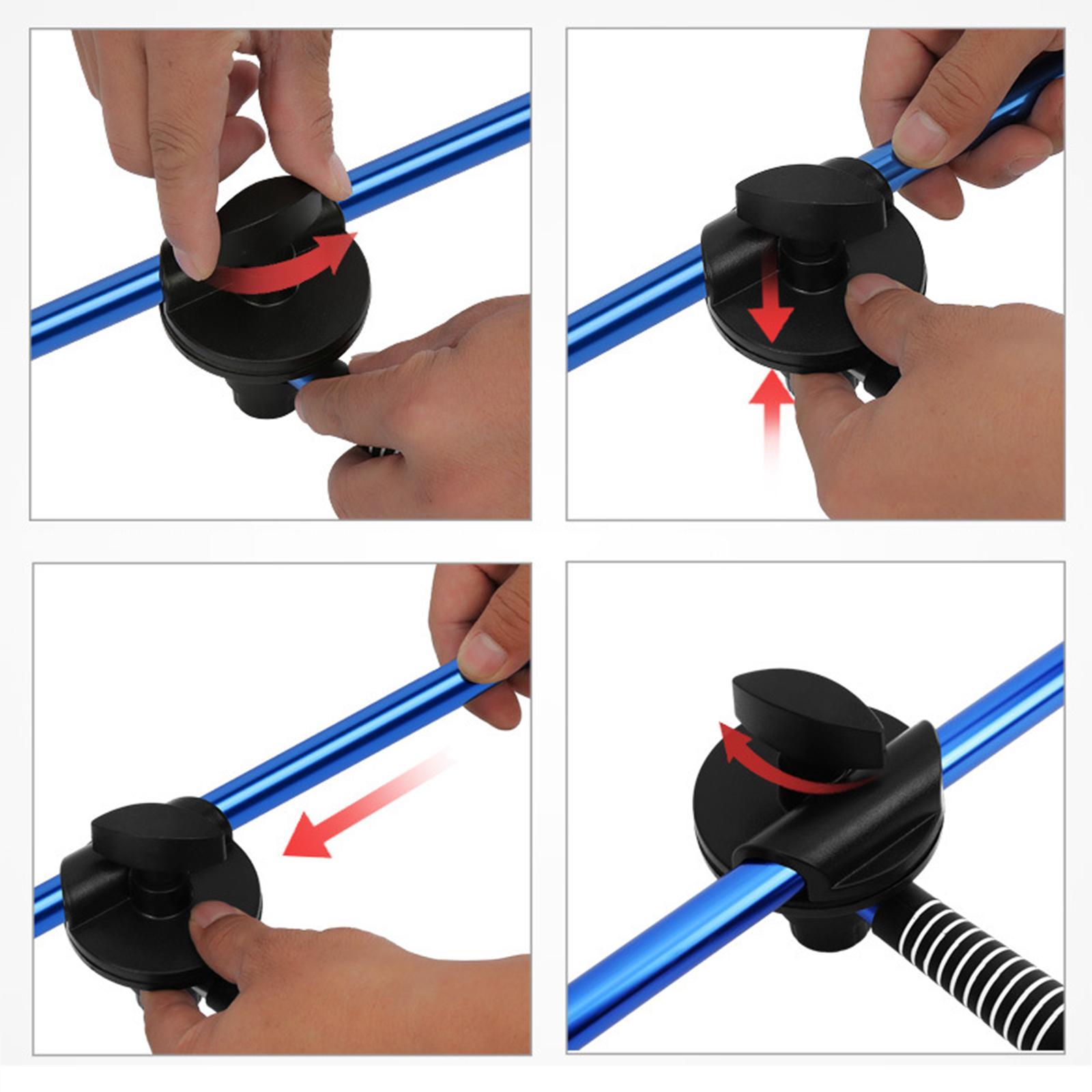 Foldable Golf Swing Trainer Flexible Rod Swing Training Aid Golf Accessories