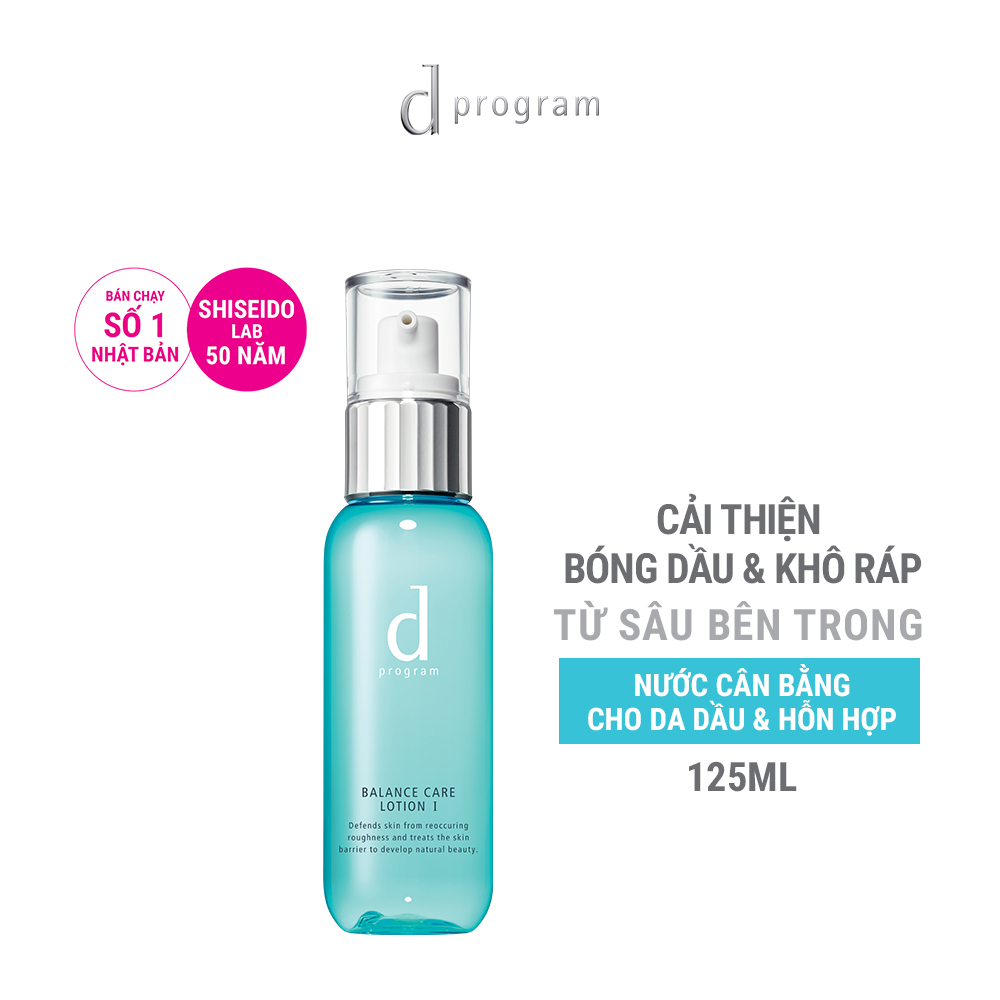 Nước cân bằng D Program cho da dầu và da hỗn hợp Balance Care Lotion 125ml