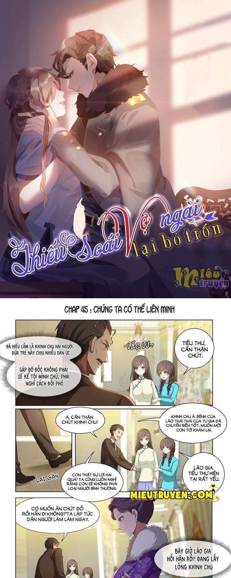 thiếu soái! vợ ngài lại bỏ trốn chapter 45 1