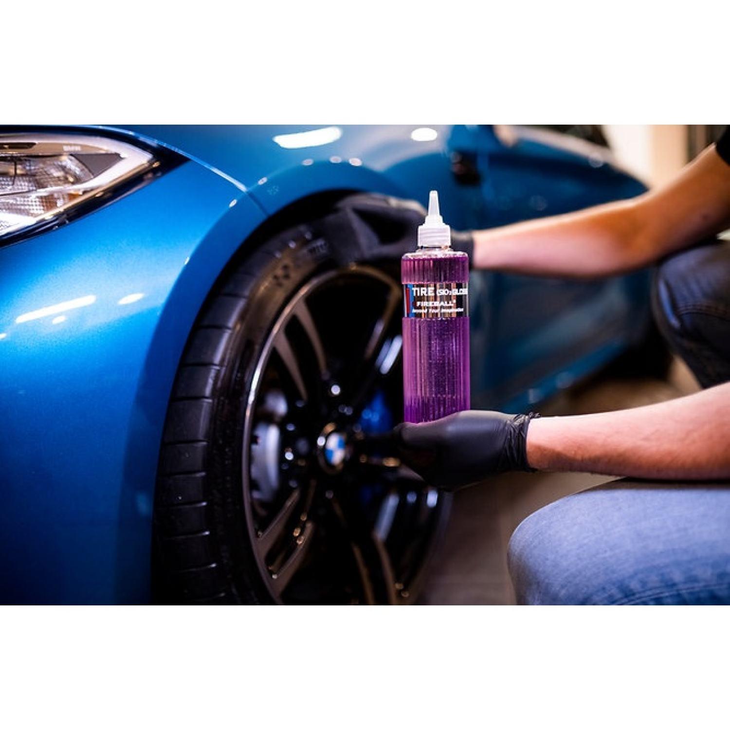 DUNG DỊCH LÀM BÓNG, DƯỠNG ĐEN LỐP CAO CẤP GỐC DẦU NEW TIRE, HÀNG FIREBALL, HÀN QUỐC