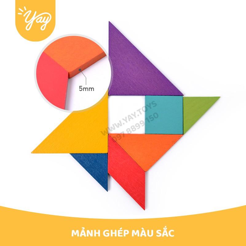 Trò Chơi Colorful Tangram - MIDEER & TOI