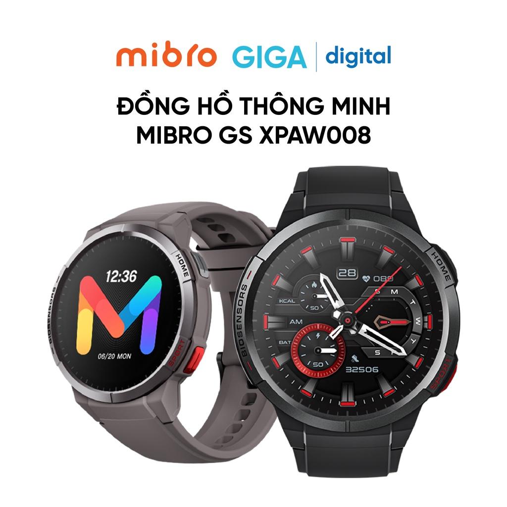 Đồng Hồ Thông Minh Mibro GS Pro - Có Định Vị GPS, Hỗ trợ nghe gọi với GS Pro , Chống Nước Chuẩn 5ATM, Hoạt Động Chế Độ Thường Tới 24 Ngày, Đồng hồ nghe gọi