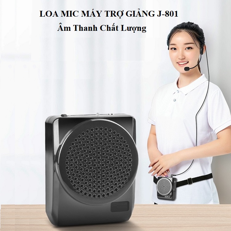 Máy Trợ Giảng Không Dây Huqu HQ01 - Gồm Mic và Loa Chuyên Dụng - Hàng Chính Hãng