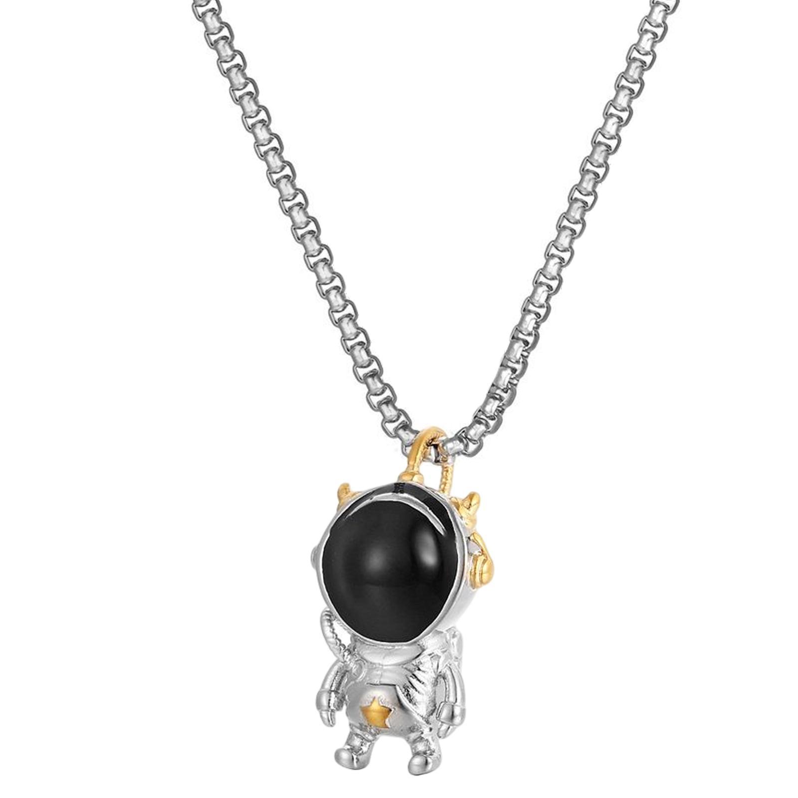 Astronaut Pendant Necklace Necklace for Couples Boys Girls