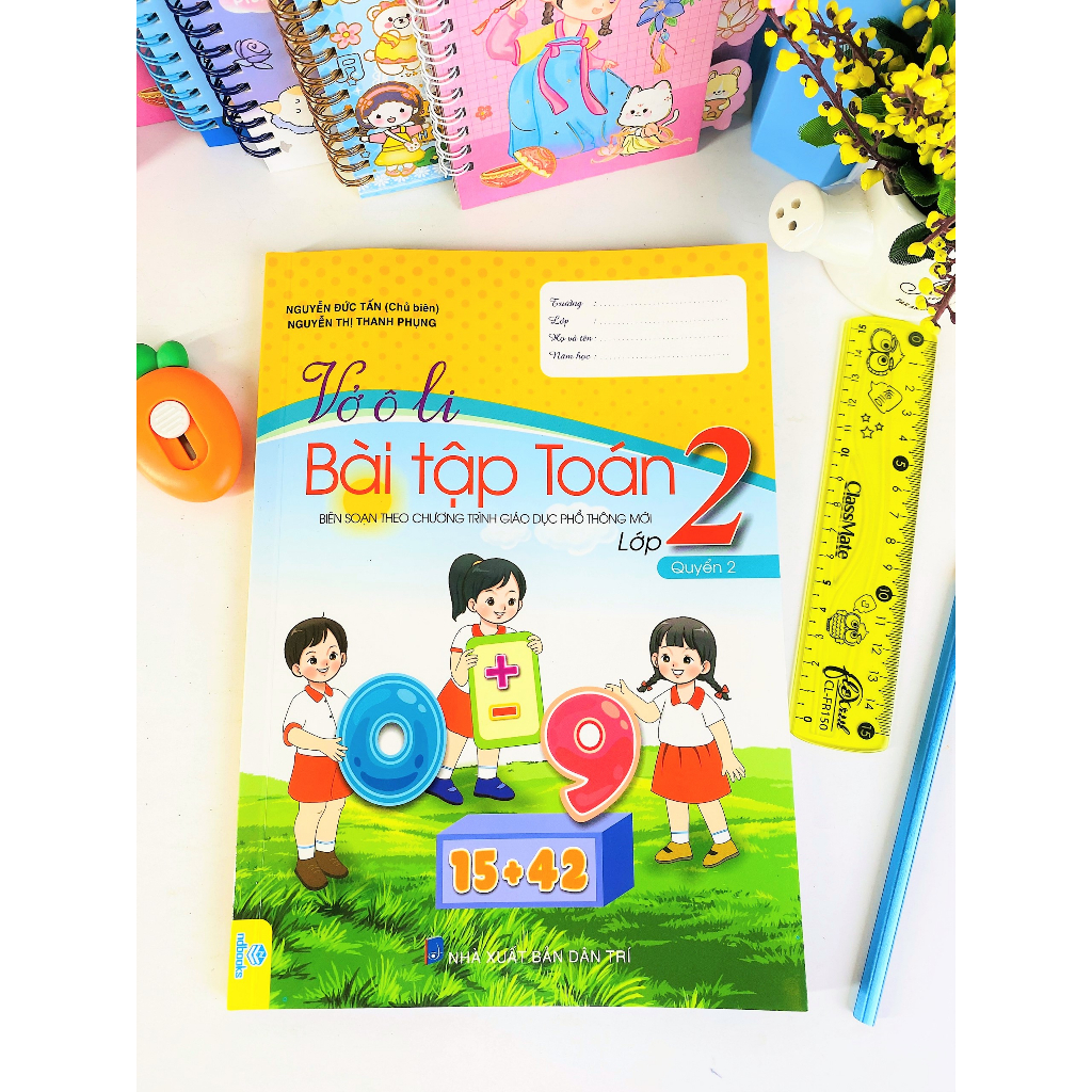 Sách - Combo 2 cuốn Vở Ô Li Bài Tập Toán 2