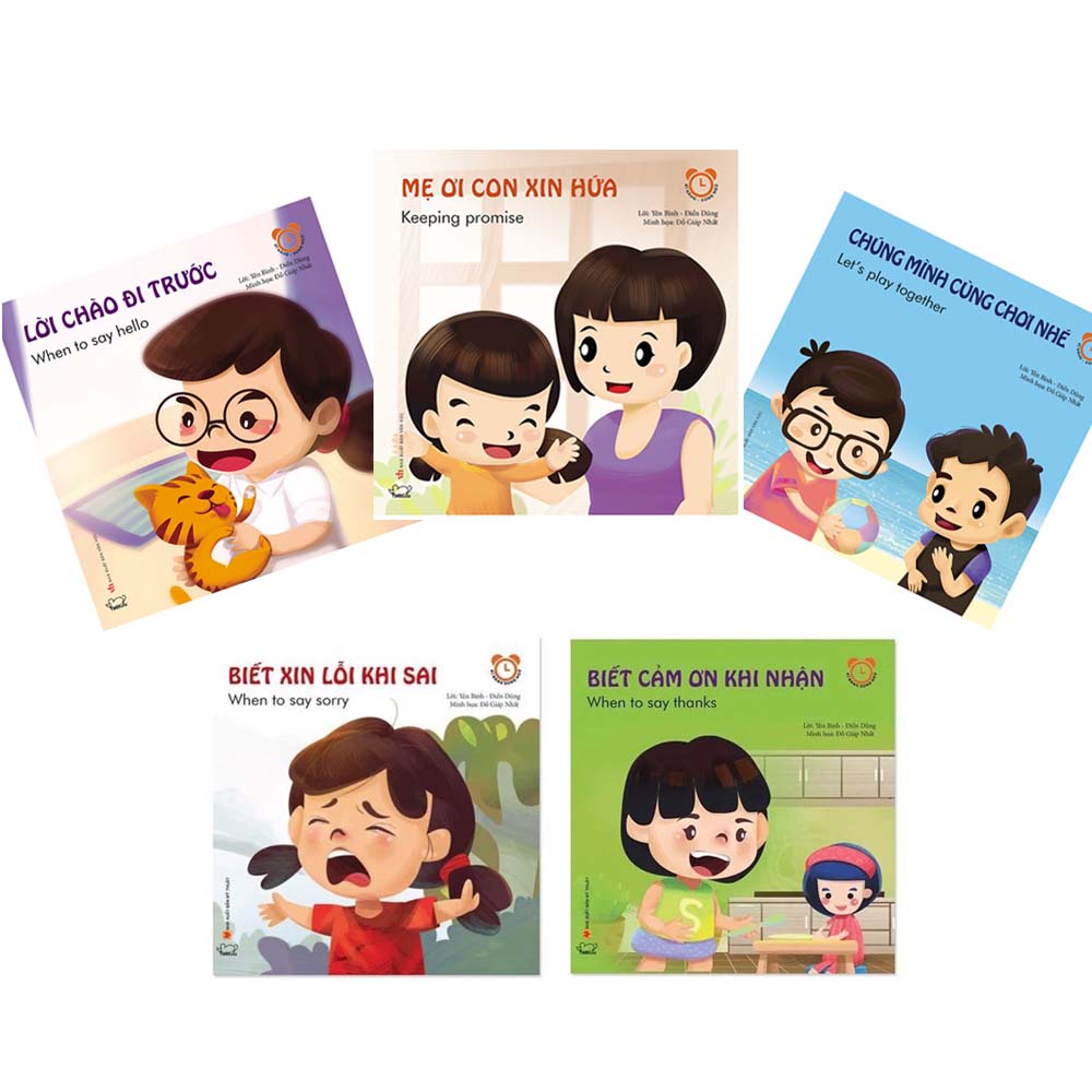 Combo Sách Kỹ Năng Cho Bé Trong Giao Tiếp Hàng Ngày - Tái Bản 2018