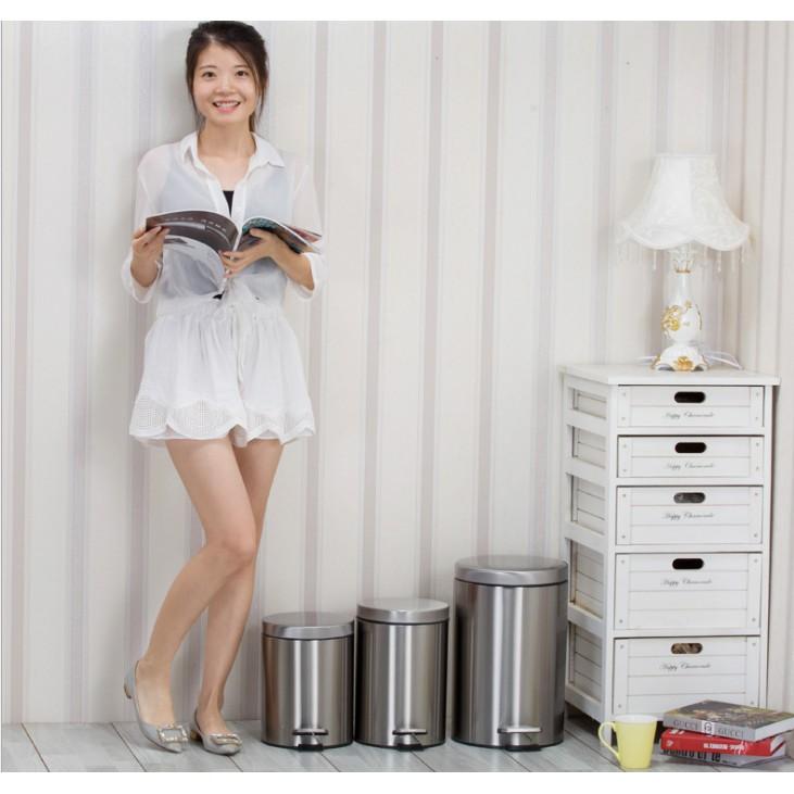 Thùng rác inox đạp chân