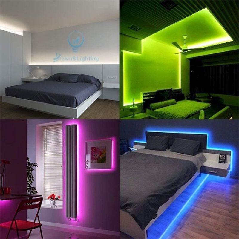 Đèn led tiktok ,trang trí bàn làm việc,phòng ngủ 5m RGB 16 triệu màu điều khiển bằng APP điện thoại bọc silicon