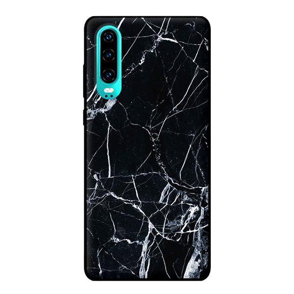 Ốp in cho Huawei P30 Đá Đen 1 - Hàng chính hãng