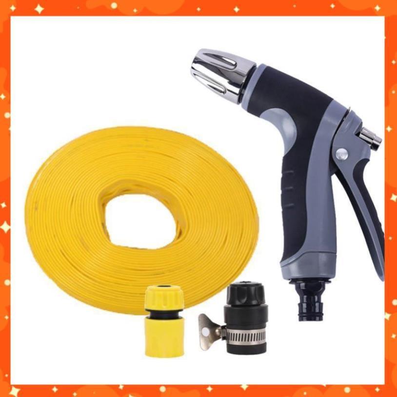 Bộ dây và vòi xịt tăng áp rửa xe tưới cây