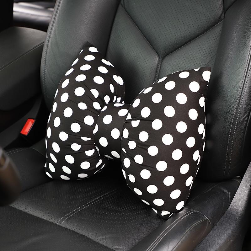 Dễ Thương Gối Tựa Lưng Hình Nơ Sáng Tạo Bằng Cotton