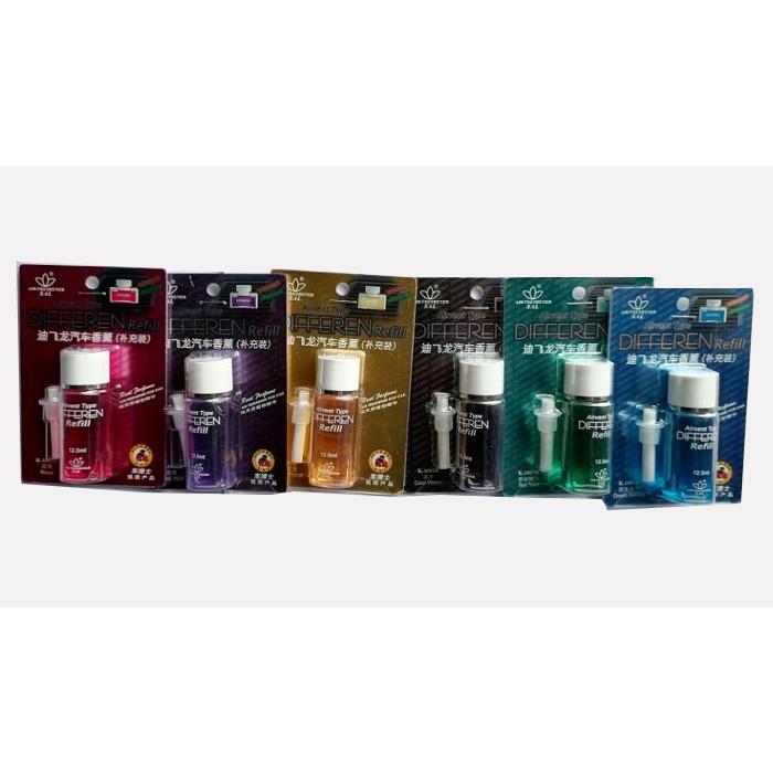 Nước hoa ô tô Differen nước hoa xe hơi cao cấp nhập khẩu từ Nhật Bản chiết xuất 100% thiên nhiên khử mùi chống say xe tố - Mush Noir- xạ hương