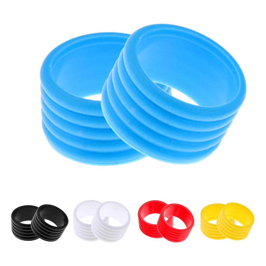 2 Pieces Durable Badminton Tennis Racket Fix Rings Band Accessories